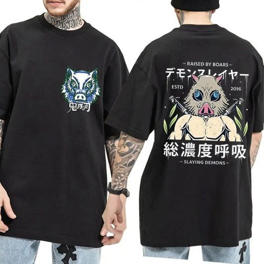Demon Slayer Character T-shirt, Hashibira Inosuke T-shirt