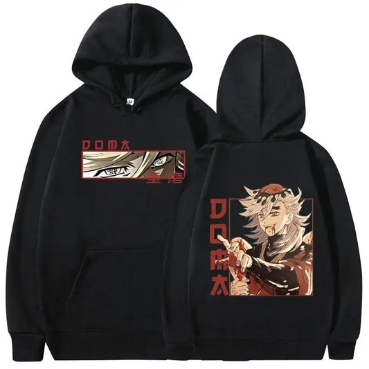 Demon Slayer Doma 100% Cotton Hoodie