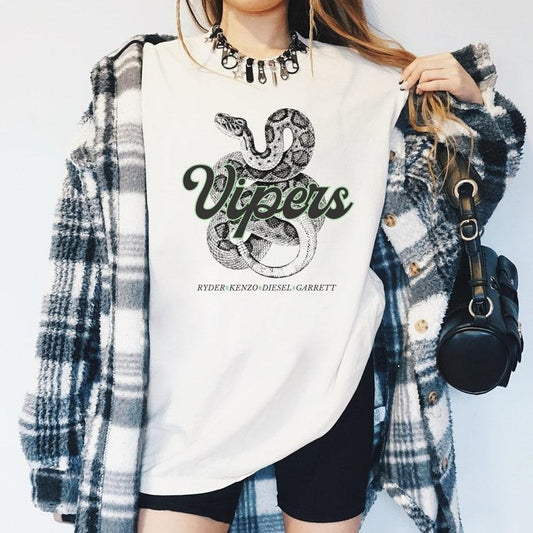 Den of Vipers, Book Lover, Reader, Book Shirt, Book Merch, Bookish T-shirt, Dark Romance, K.A. Knight