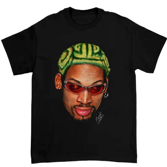Dennis.R Z!g Z4g Green Hair 90's Vintage T-Shirt, S to 3XL