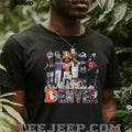 Denver City Sports Teams Together Combined Logo Skyline Players Retro Fan Souvenir Shirt