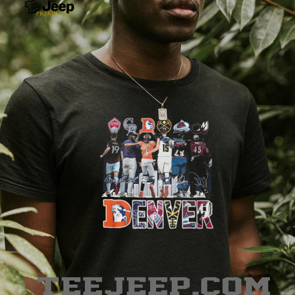 Denver City of Champions All Star Sports Teams United Logo T Shirt