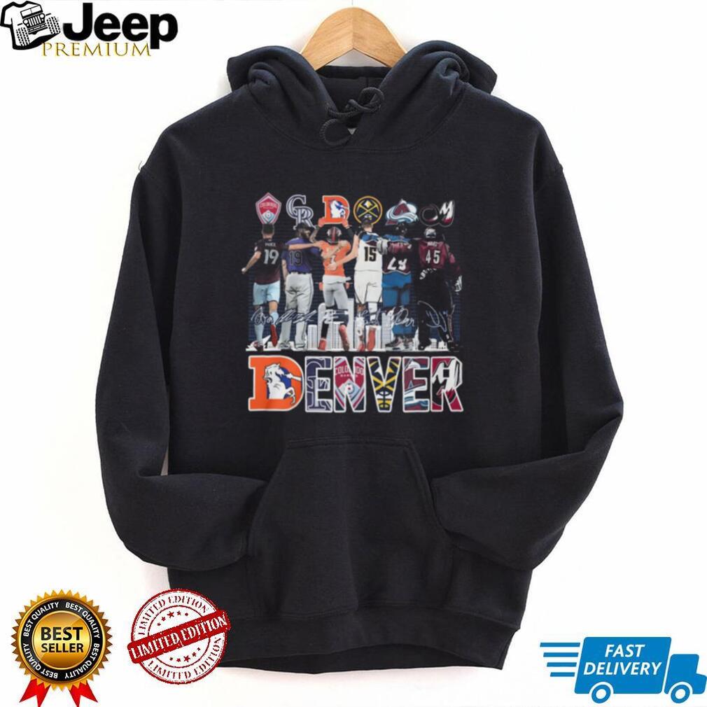 Denver City of Champions All Star Sports Teams United Logo T Shirt