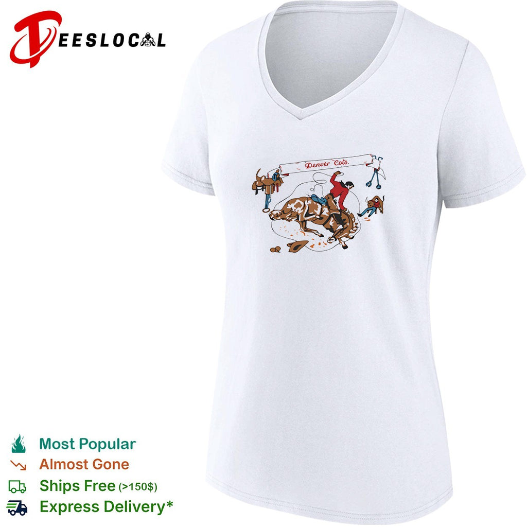 Denver Colo Rodeo Cowboy vintage shirt