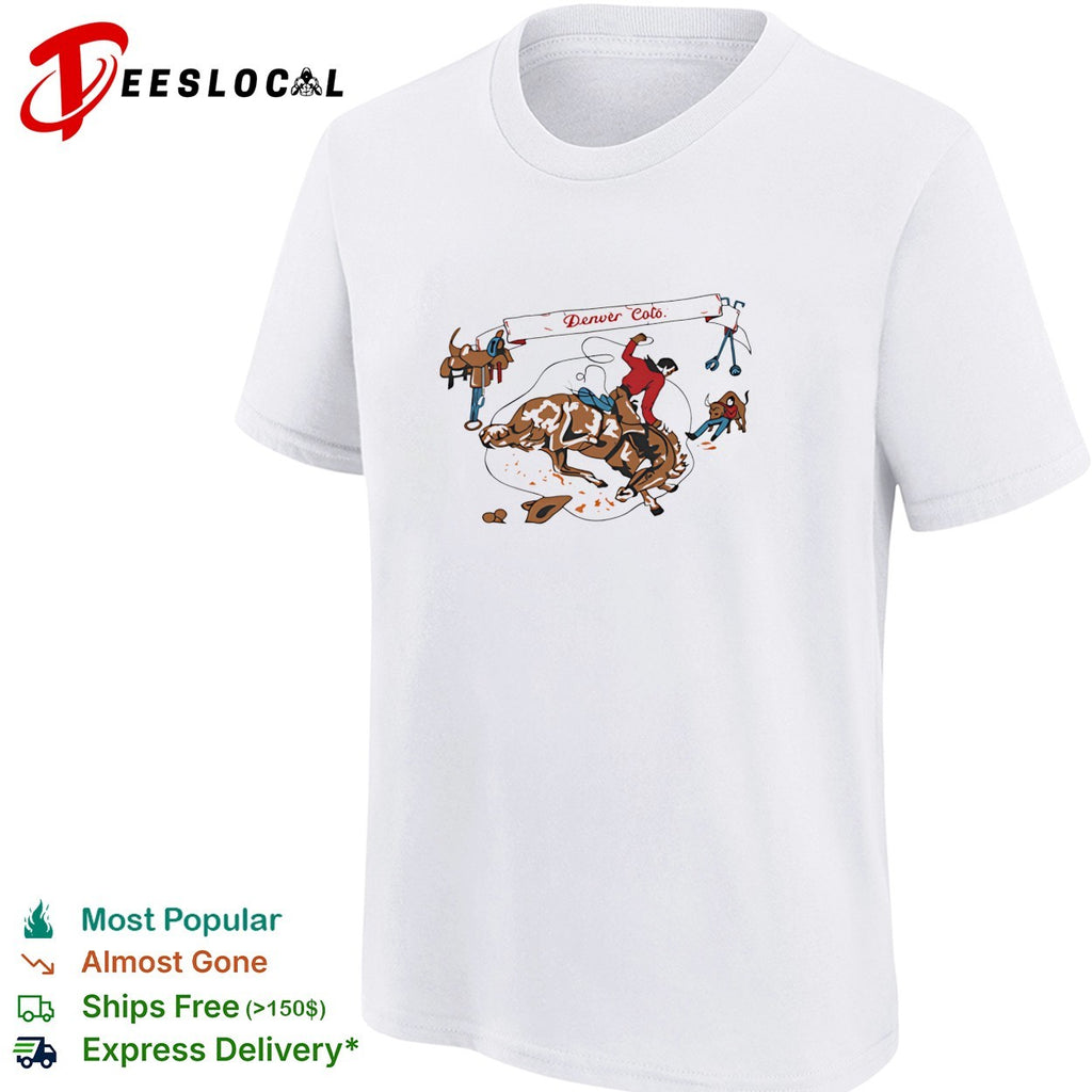 Denver Colo Rodeo Cowboy vintage shirt