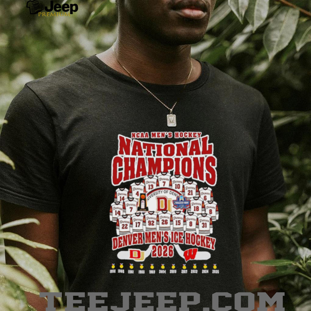 Denver Men’s Ice Hockey 2026 NCAA Men’s Hockey National Champions Jersey shirt