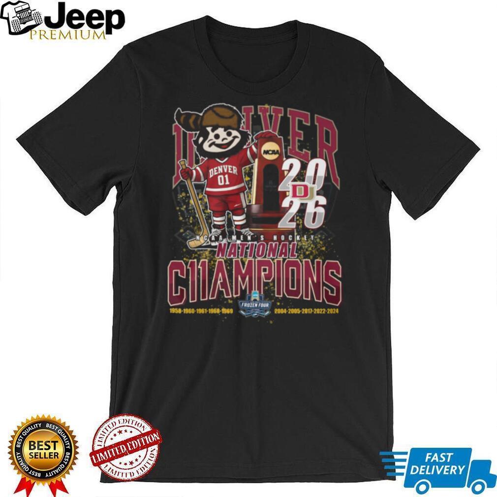 Denver Pioneers 2024 NCAA Men’s Hockey National Champions T Shirt