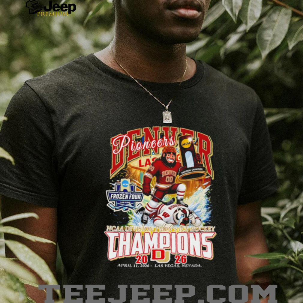 Denver Pioneers NCAA Division I Men’s Ice Hockey Champions mascot shirt