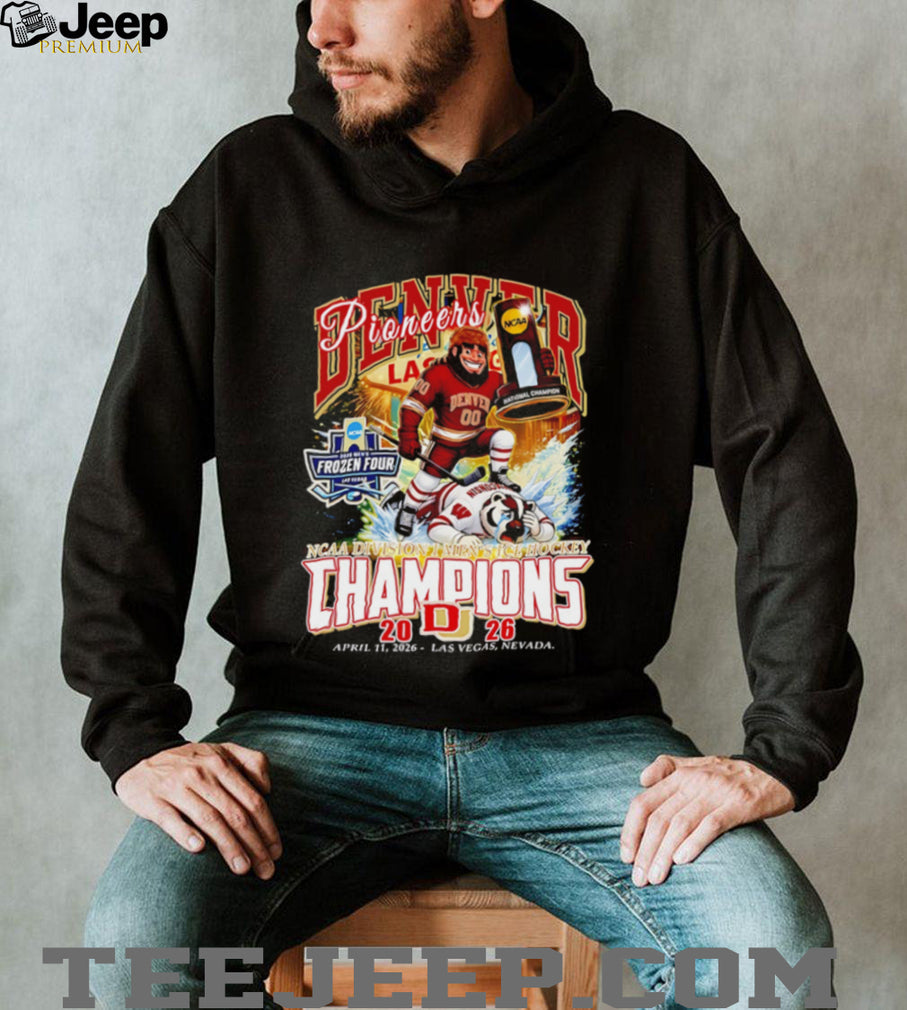 Denver Pioneers NCAA Division I Men’s Ice Hockey Champions mascot shirt