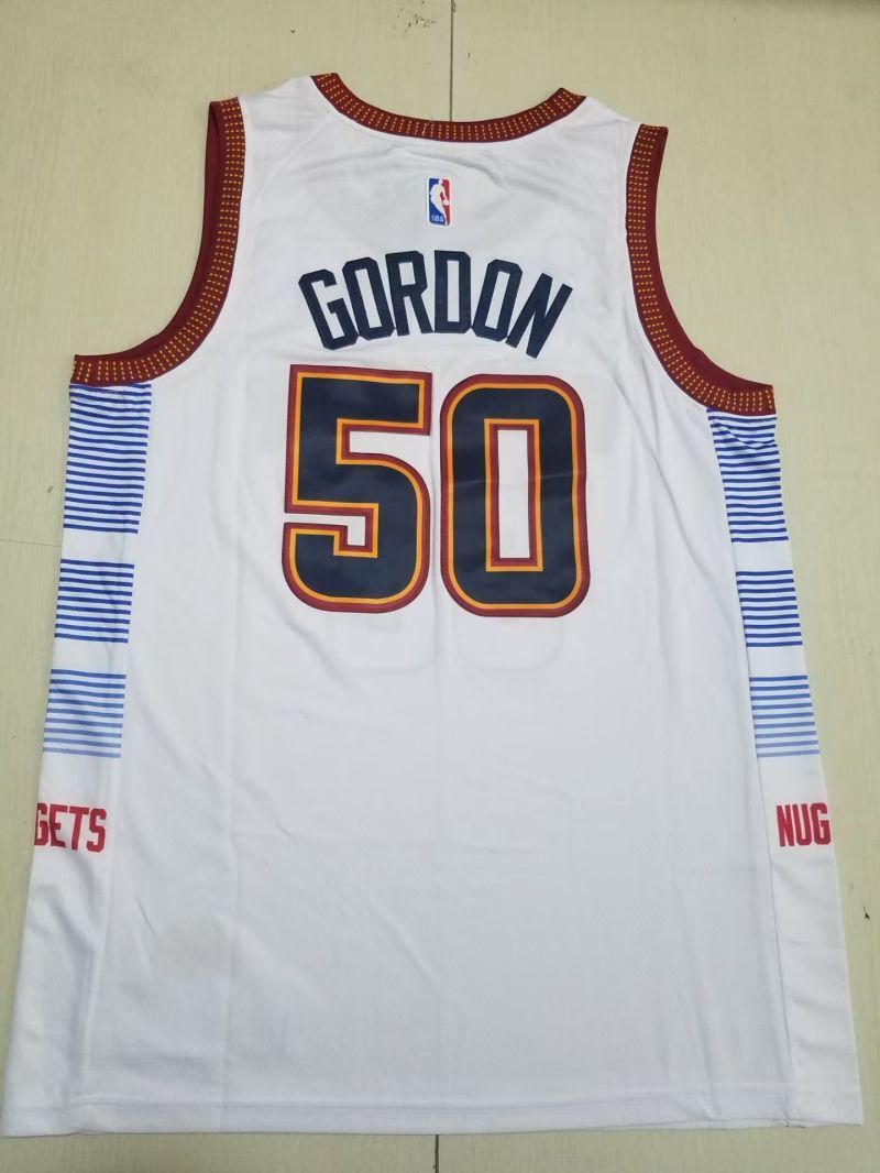 Denver Nuggets Nuggets 50 White City s-xxl Style 1