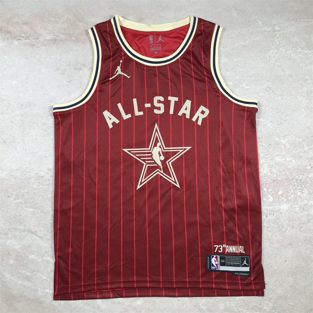 Denver Nuggets #15 Nikola Jokic 2024 NBA All-Star Swingman Jersey Hot Press 24 All-Star Red Hot Press S-XXL Style 2