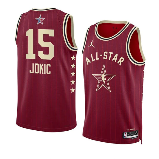 Denver Nuggets #15 Nikola Jokic 2024 NBA All-Star Swingman Jersey Style 1