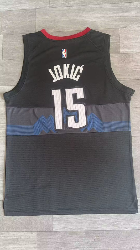 Denver Nuggets #15 Nikola Jokic Nuggets 24 City Style 1