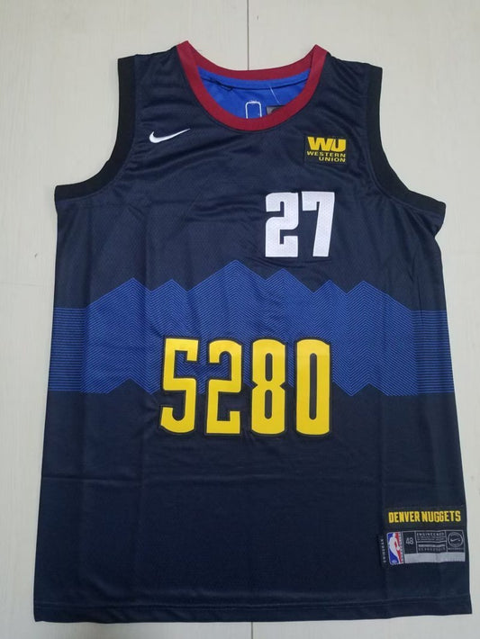 Denver Nuggets #27 Jamal Murray Nuggets 27 Black City s-xxl Style 2