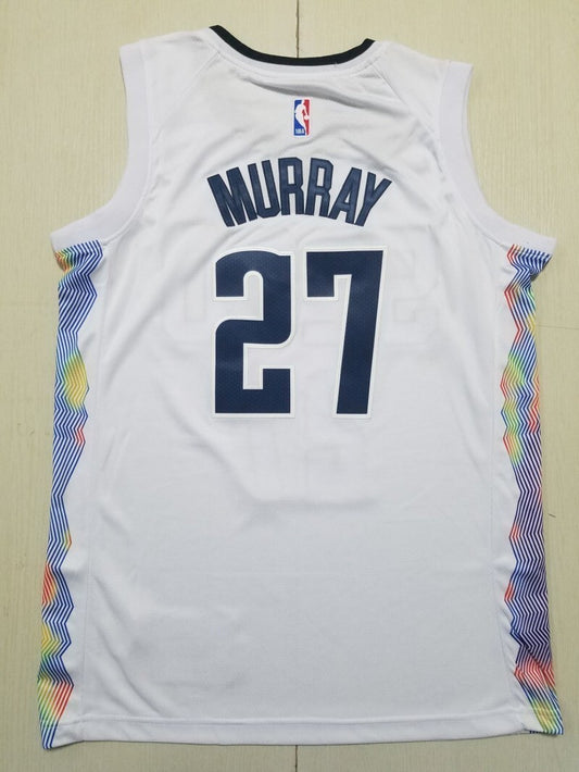 Denver Nuggets #27 Jamal Murray Nuggets 27 White City s-xxl Style 1