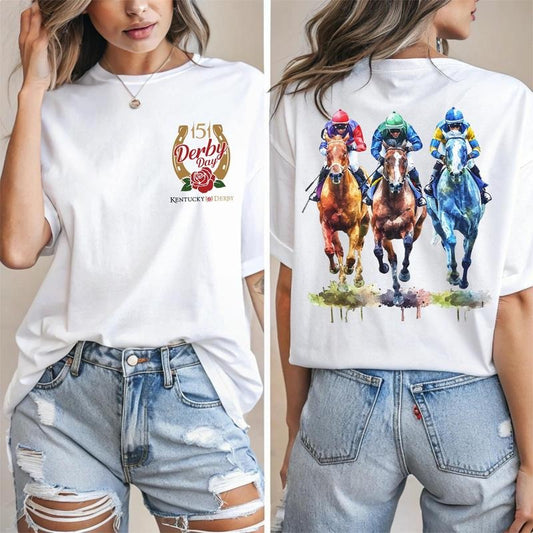 Derby Day Shirt Horse Race T-shirt Derby Weekend Sweatshirt Racing Derby Tee Derby Time Shirt Horse Derby Lover Shirt  T-shirt, sweater and Hoodie