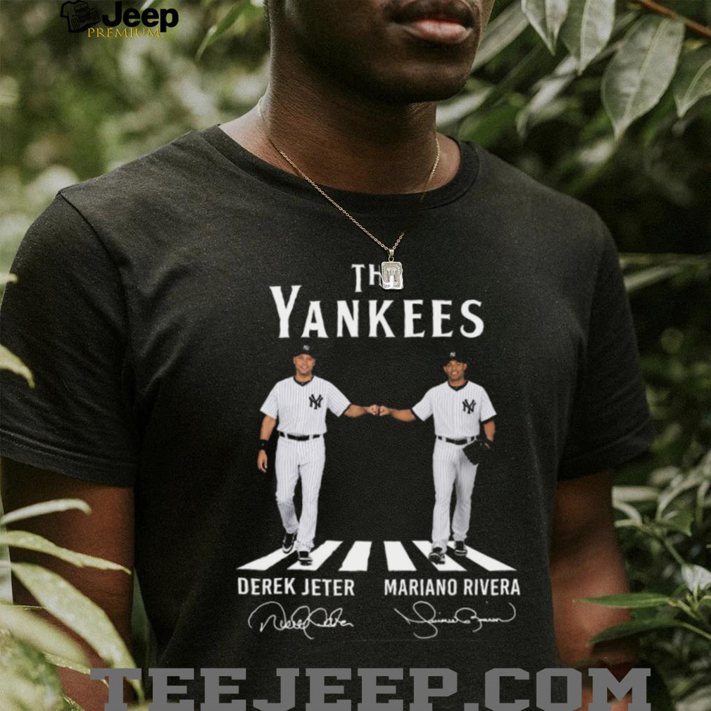 Derek Jeter Mariano Rivera Yankees Baseball Duo Vintage Retro Style Men Fans Celebration Shirt