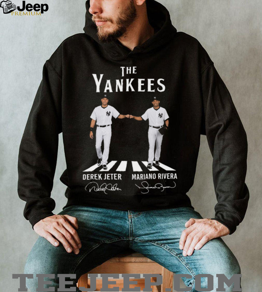 Derek Jeter Mariano Rivera Yankees Baseball Duo Vintage Retro Style Men Fans Celebration Shirt