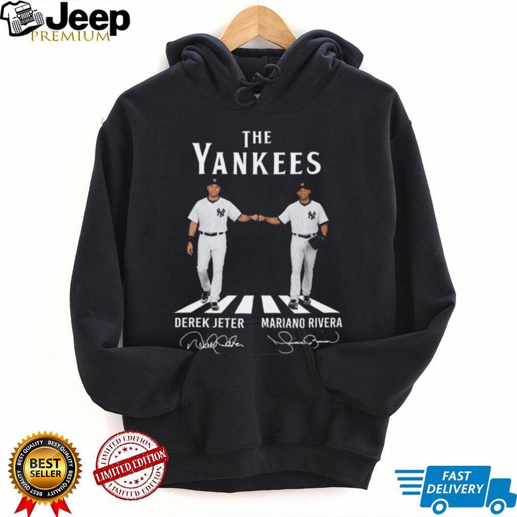 Derek Jeter Mariano Rivera Yankees Baseball Duo Vintage Retro Style Men Fans Celebration Shirt