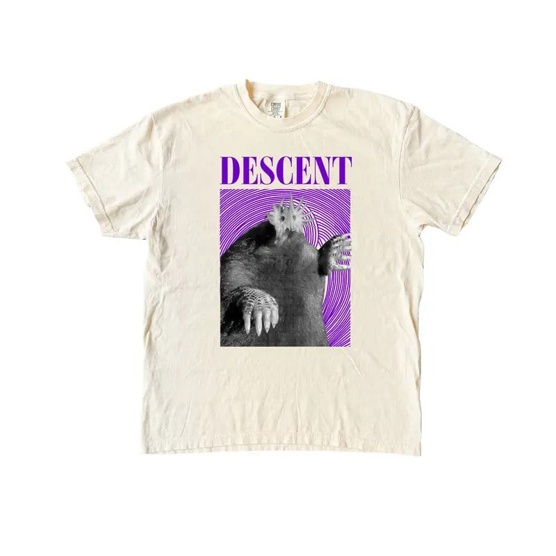 Descent Mole Funny Shirt, Funny Comfort Colors T-Shirt, Unisex Fit Top