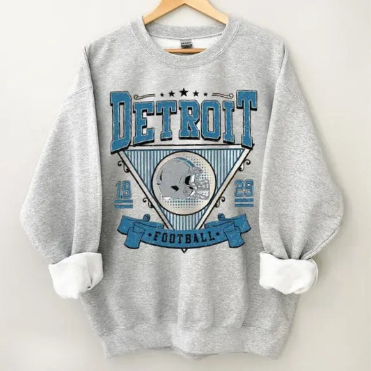 Detroit American Football Team Est 1929 Shirt, Fan Football Shirt Unisex Tshirt Sweatshirt Youth-Tshirt Youth-Sweatshirt Classic Cotton