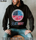 Detroit City Of Champions Tigers Lions Red Wings Pistons Circular Logo T Shirt