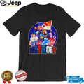 Detroit City Sports Mascots Flag Logo Tigers Lions Pistons Red Wings T Shirt