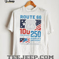 Detroit Lions Route 66 100th Anniversary T Shirt US Semiquincentennial 2026 T Shirt