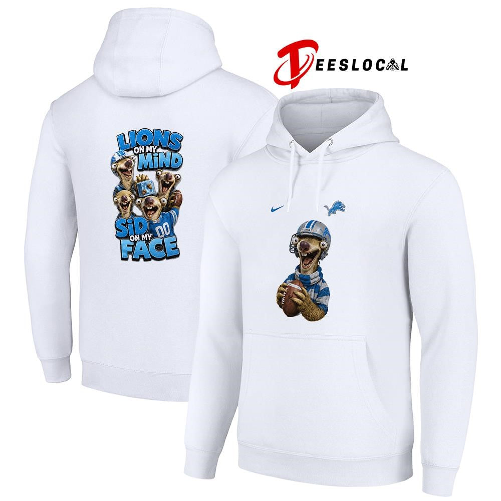 Detroit Lions on my mind Sid on my face shirt