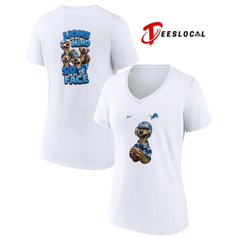 Detroit Lions on my mind Sid on my face shirt