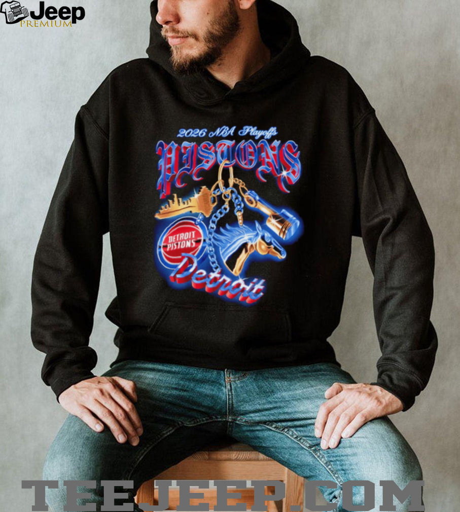 Detroit Pistons 2026 NBA Playoffs Basketball Keychain Style Vintage Retro Men Women Fans T Shirt