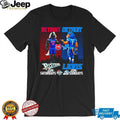 Detroit Pistons on Saturdays Detroit Lions on Sundays Mascot Fists T Shirt