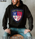 Detroit Sports Shield Heritage T Shirt Multi Team Fan Graphic T Shirt