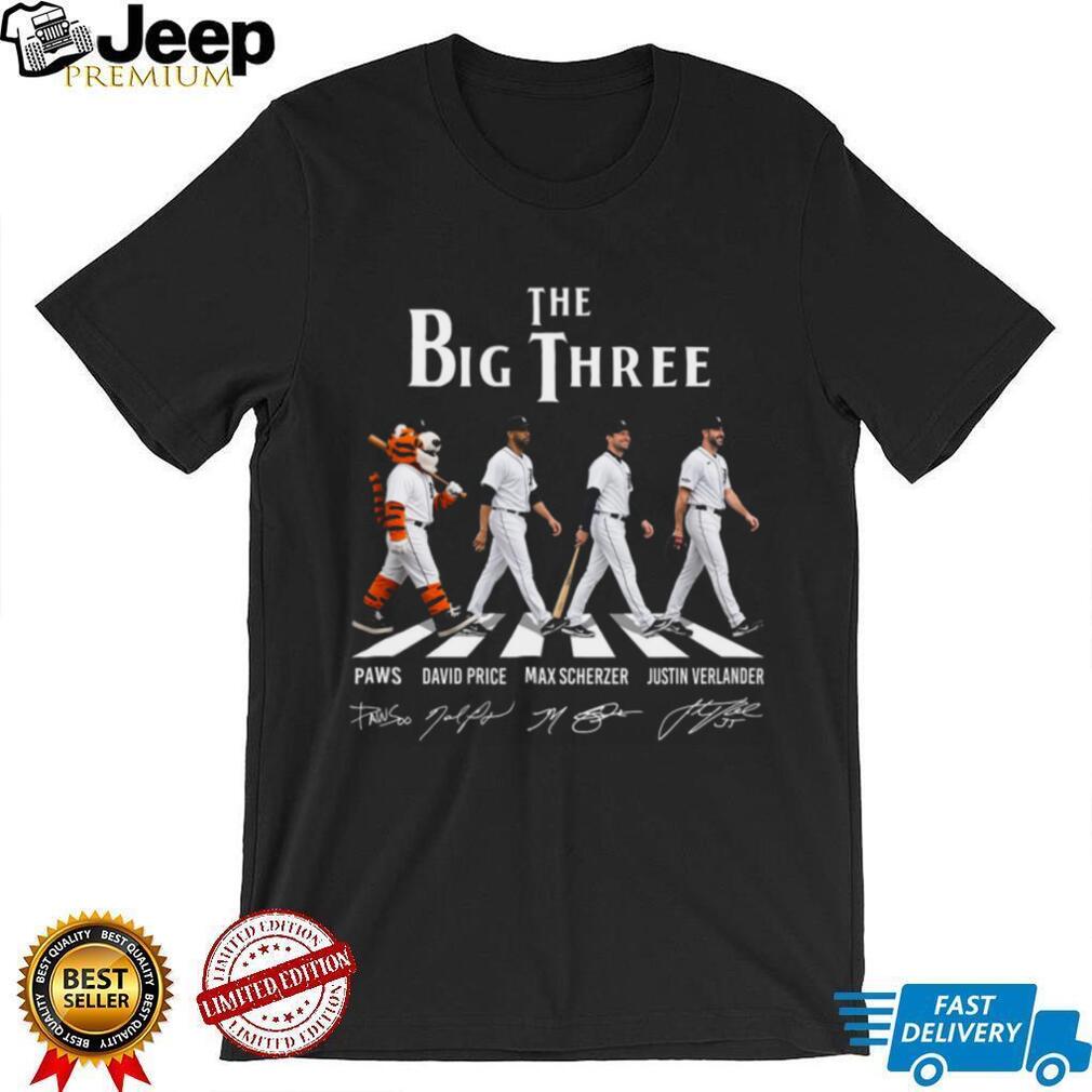 Detroit Tigers Big Three Baseball Vintage Style Men Women Fans Sport Shirt