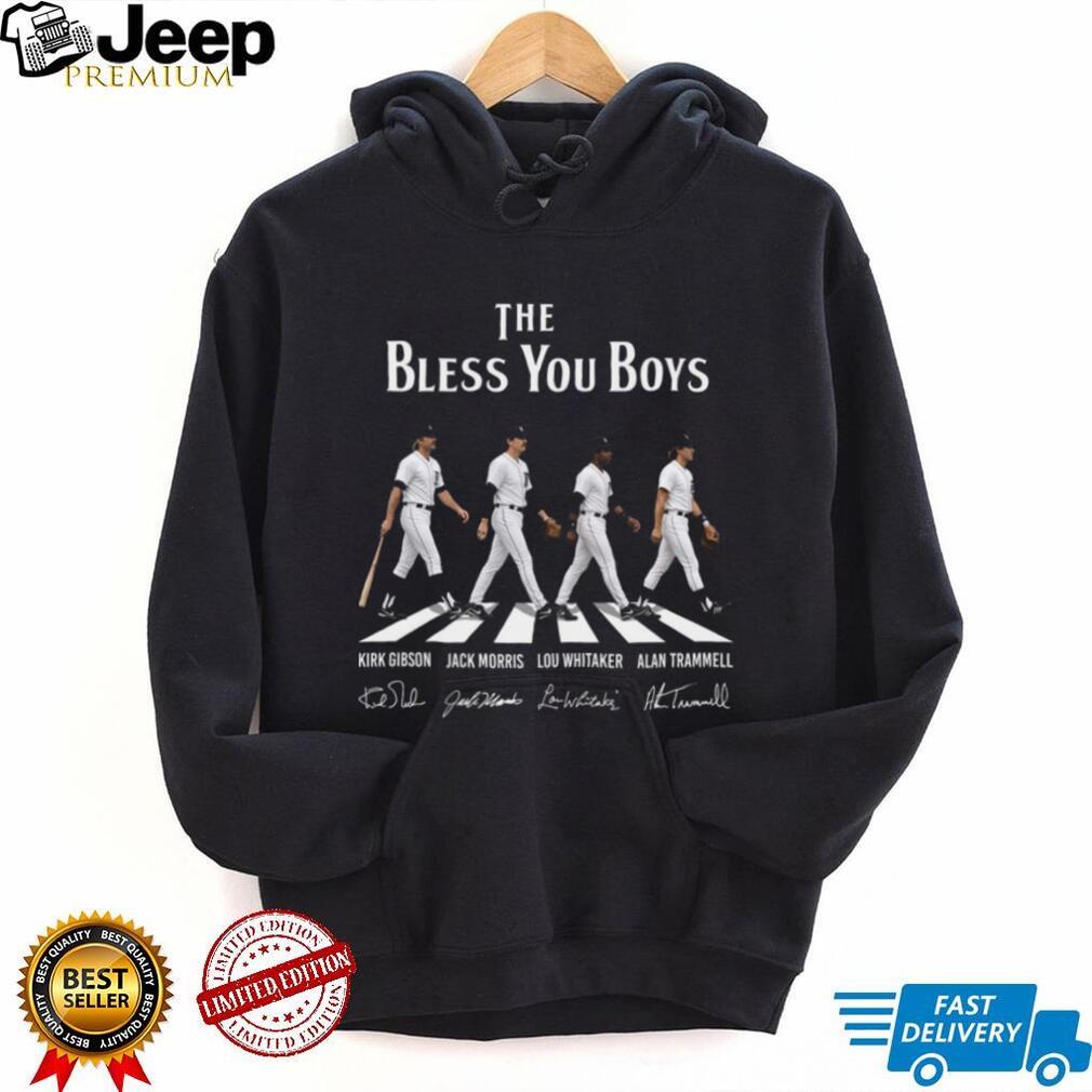 Detroit Tigers Bless You Boys Baseball Retro Style Men Women Dedicated Fans Shirt