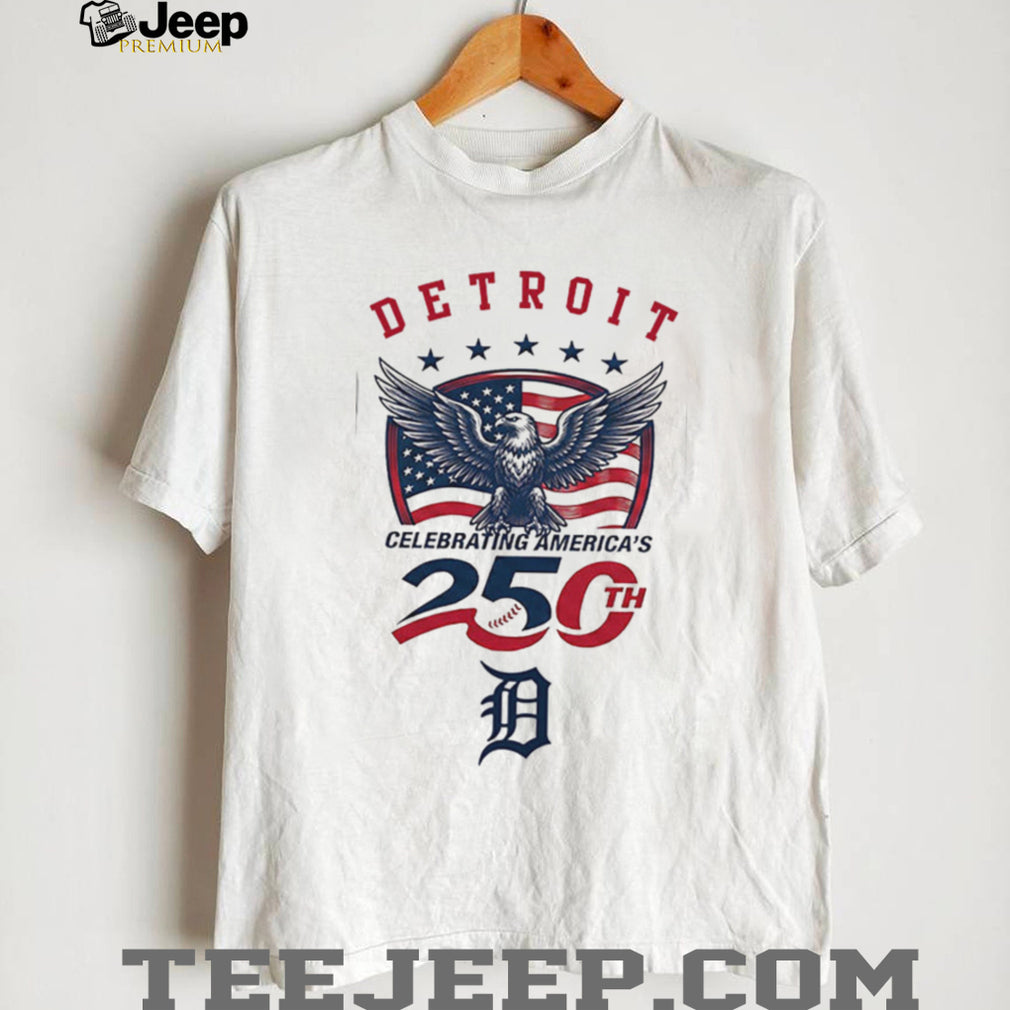 Detroit Tigers Celebrating America’s 250th Anniversary Custom Baseball Jersey T Shirt