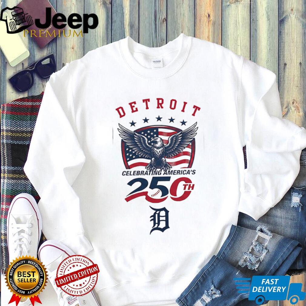 Detroit Tigers Celebrating America’s 250th Anniversary Custom Baseball Jersey T Shirt