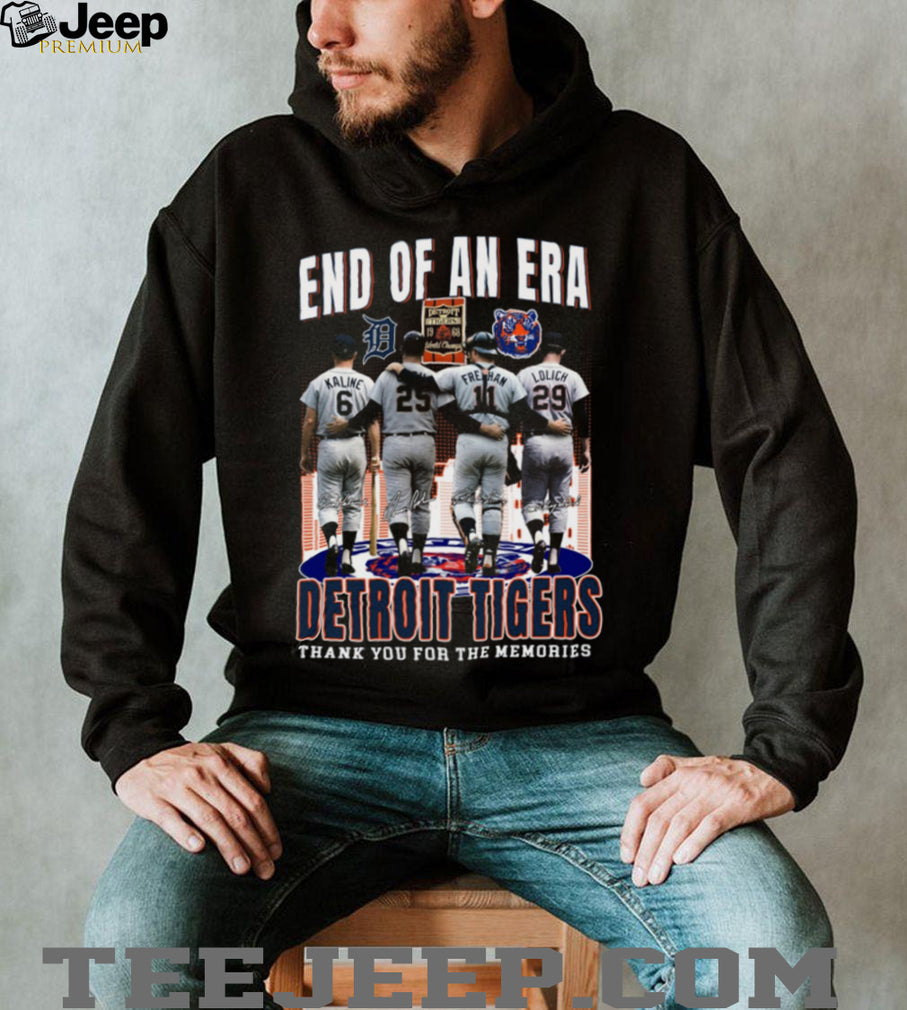 Detroit Tigers End Of An Era Kaline Horton Freehan Lolich Signature T Shirt
