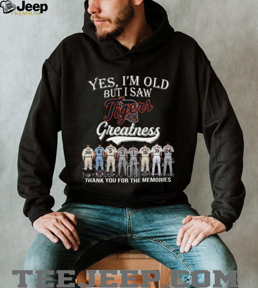 Detroit Tigers MLB Baseball Team Legends Vintage Style Retro Fan Men Women Shirt