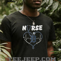 Detroit Tigers Nurse T Shirt MLB Baseball It’s a Work of Heart Nursing T Shirt