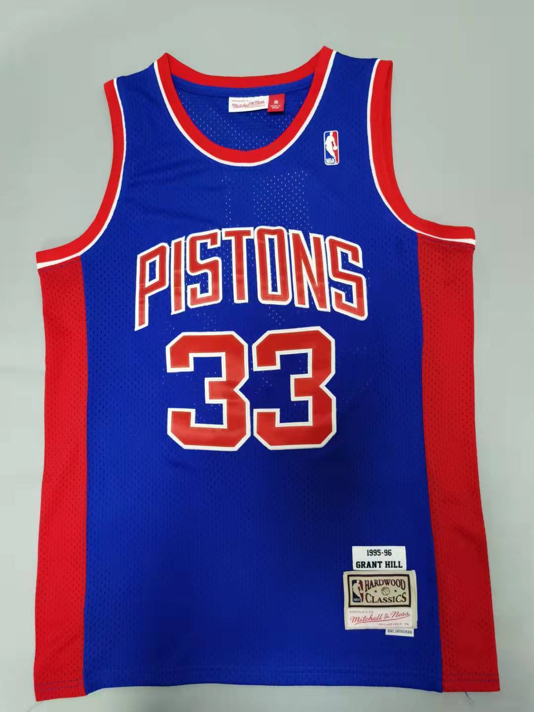 Detroit Pistons #33 Grant Hill Pistons 33# Retro Style 2