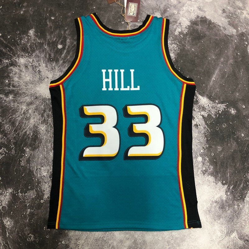 Detroit Pistons #33 Grant Hill sw Pistons 98 Season 33 # Hill Style 1