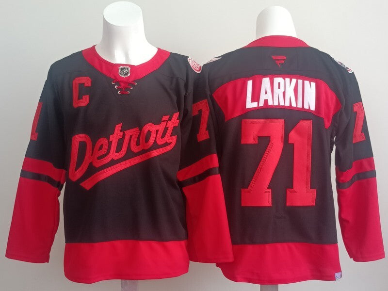Detroit Red Wings #71 Dylan Larkin Red Wings Style 3