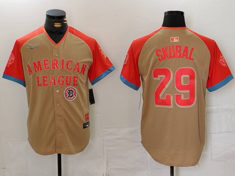 Detroit Tigers #29 Tarik Skubal Tigers 24 All-Star Style 6