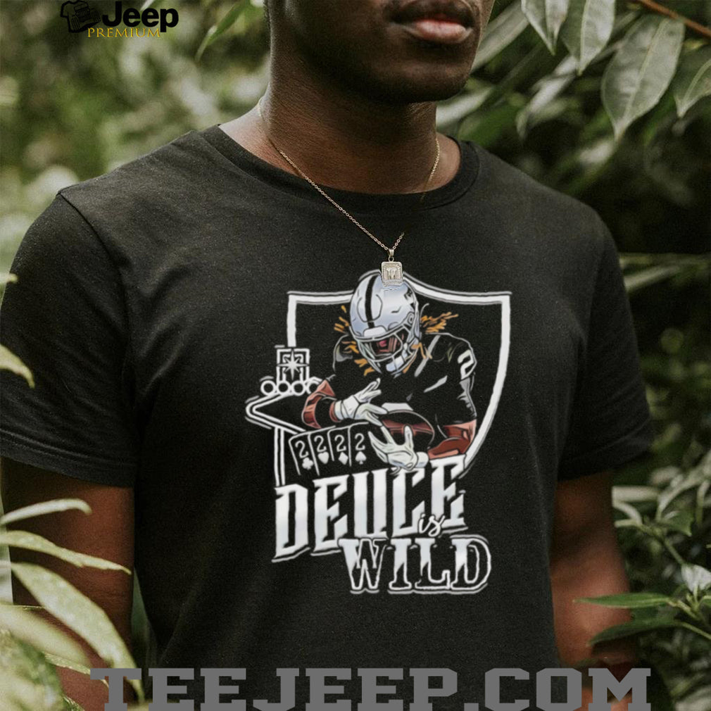 Deuce Is Wild Football Player Cards Graphic Sports T Shirt