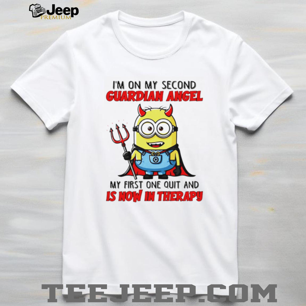 Devil Minion Second Guardian Angel In Therapy Funny T Shirt