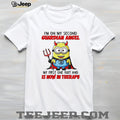 Devil Minion Second Guardian Angel In Therapy Funny T Shirt