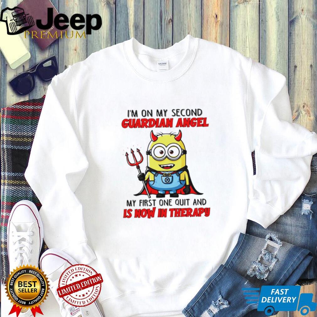 Devil Minion Second Guardian Angel In Therapy Funny T Shirt