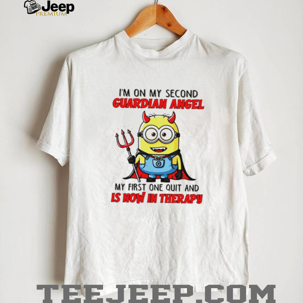 Devil Minion Second Guardian Angel In Therapy Funny T Shirt