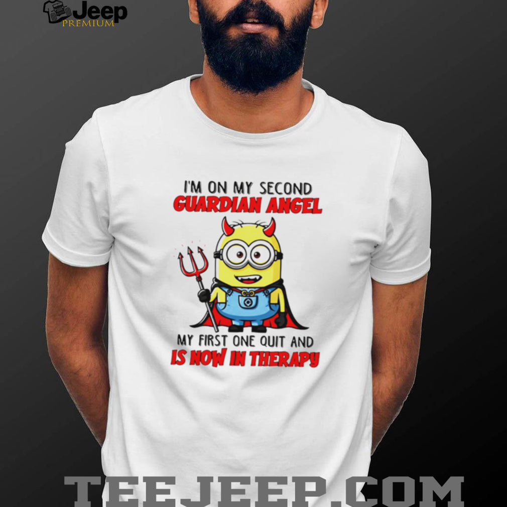 Devil Minion Second Guardian Angel In Therapy Funny T Shirt